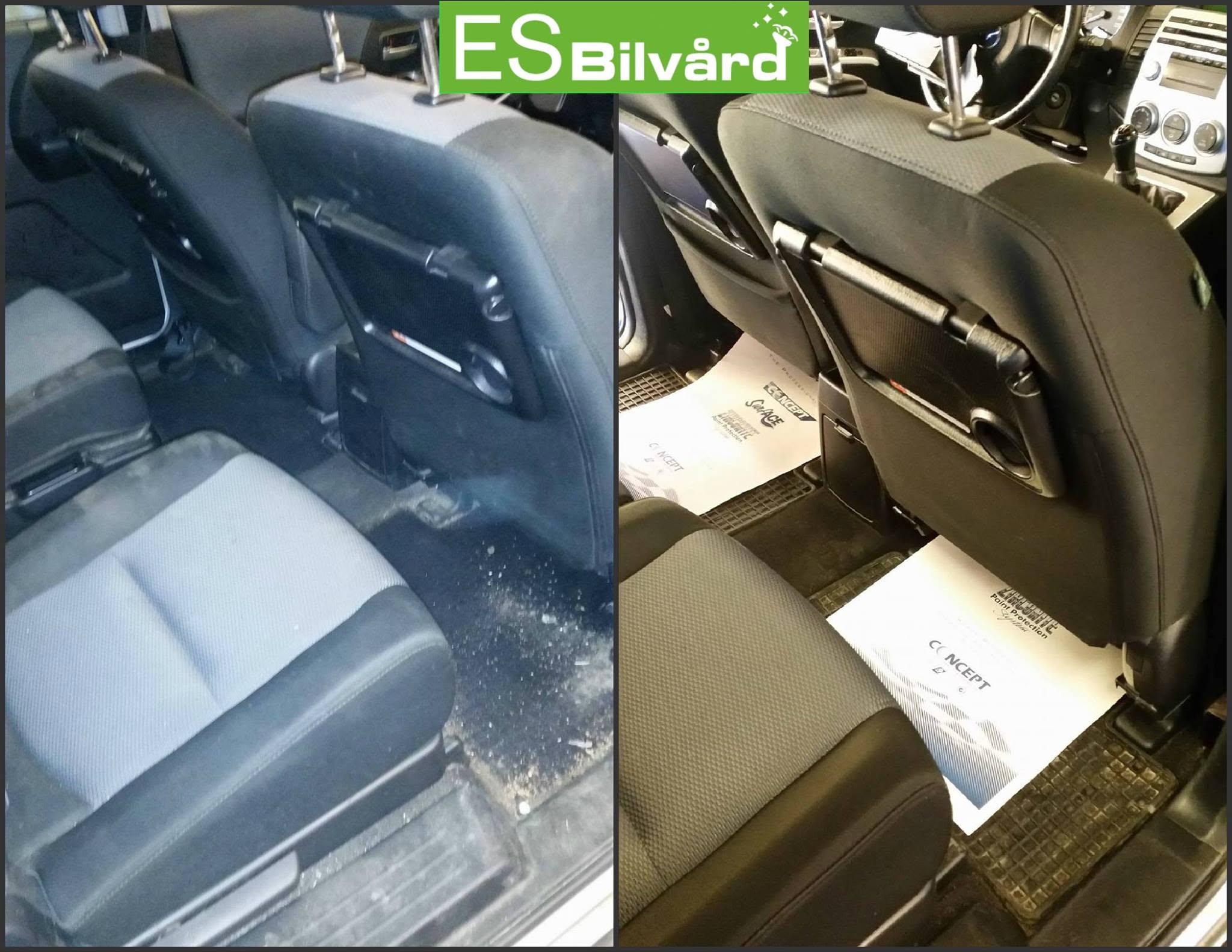 Bilvård före och efter