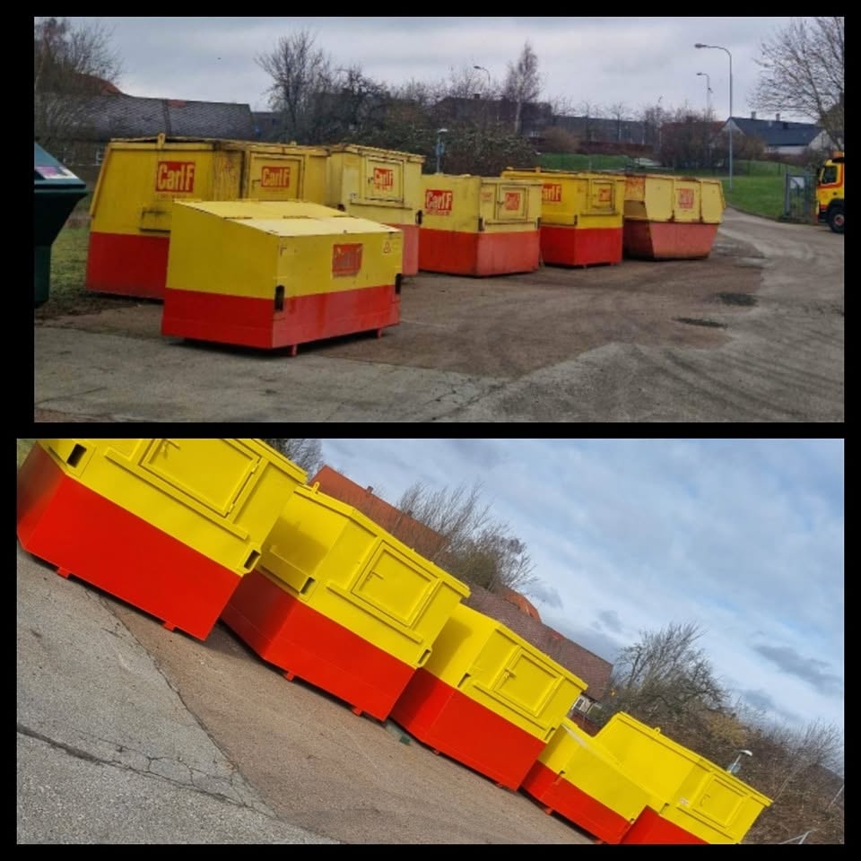 Containerrenovering och lackering